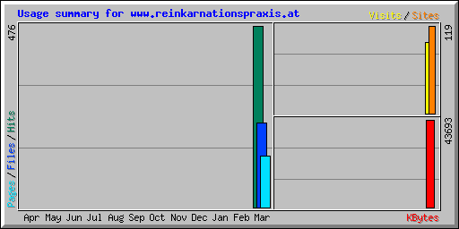 Usage summary for www.reinkarnationspraxis.at